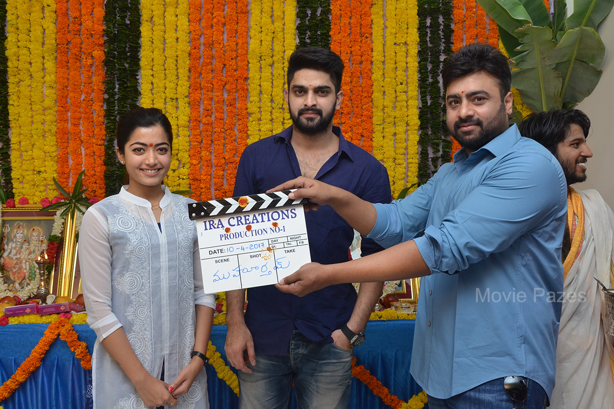 Naga Shourya and Rashmika Mandanna Movie Opening